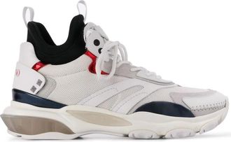Valentino Garavani Bounce High-Top Sneakers - Heren - Sneakers - Wit - 40 EU - Leer - Schoenen