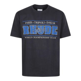 Rhude T-Shirt Chrono - - Tops - Uomo - Nero - L