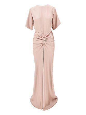 Andamane Iris - Short Sleeves Maxi Dress