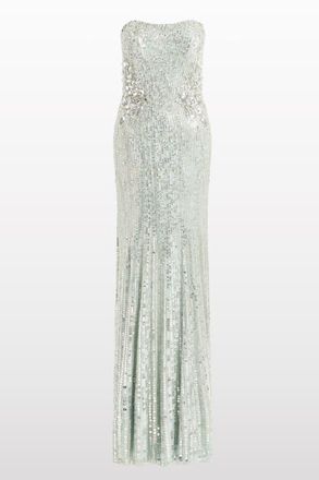 Jenny Packham Topaz Dress in Pale Powder at Nordstrom, Size 10 Uk