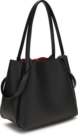 Christian Louboutin Womens Tote Bag Bettina Black Calf Leather Shoulder