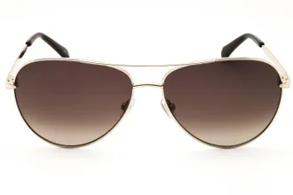 Fossil FOS3141GS Aviator Metal Sunglasses - Gold