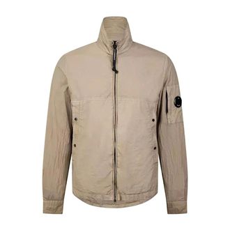 C.P. Company Light Jackets, male, Beige, Size: M Stylish Jacket for Men