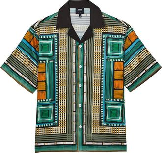 Reiss Sala Square Border Top