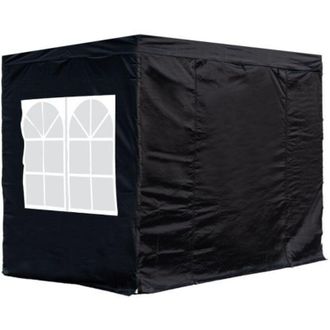 Regalos Miguel Regalos Miguel - Packs Laterales Carpas Plegables - Pack 4 Laterales Para Carpas 2x2 Master 2l1v1p - Negro