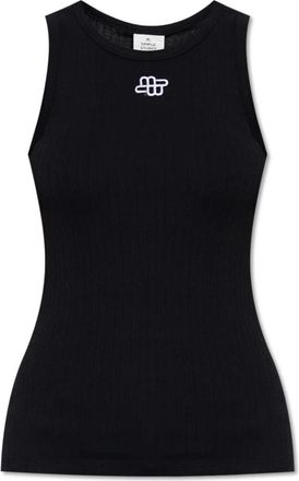 Munthe Top Tezza - Dames - Tops zonder mouwen - Zwart - 2XL - Katoen - Tops