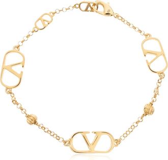 Valentino Garavani Logo Bracelet - Dames - Armbanden - Geel - M - Accessoires