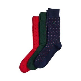 Ralph Lauren sokken met stippen - set van 3 multi