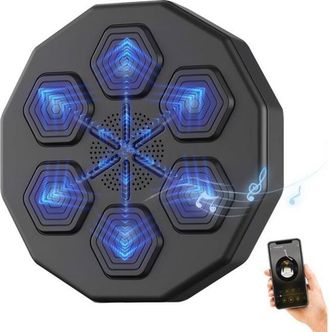 OEM M&aacute;quina De Boxeo Inteligente Con M&uacute;sica - Saco De Boxeo Inteligente - Conexi&oacute;n Bluetooth - M&aacute;quina De Boxeo Digital Con M&uacute;sica - Pelota De Boxeo - M&aacute;q