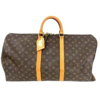 Louis Vuitton Pre-owned Weekend Bags, female, Brown, Size: ONE SIZE Pre-owned Boston Bag