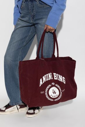 Anine Bing Bag Leo, Womens, Burgundy
