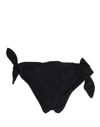 Dolce & Gabbana Womens Swimwear Black Side-Tie Bikini Bottom Dg Logo Elastane Nylon Clothing