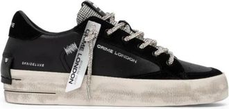 Crime London SK8 Deluxe - 23150Aa 9.20 - Dames - Sneakers - Zwart - 41 EU - Leer - Schoenen