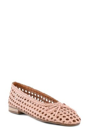 Seychelles Flagstaff Woven Flat in Blush at Nordstrom, Size 8.5