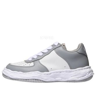 Miharayasuhiro Wayne OG Sole Leather Low Grey White A08FW706-GRYWHT