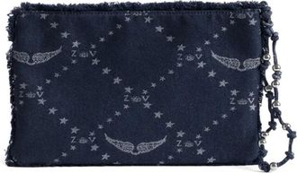 Zadig&Voltaire Angel Pouch Denim - - Bags - Donna - Blu - ONE SIZE