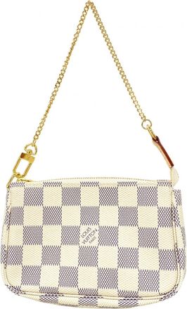 Louis Vuitton White Pouch (Pre-Owned)