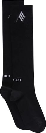 The Attico Calzini con ricamo - Nero