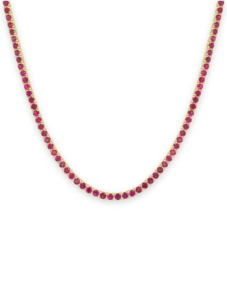 Sabrina Designs 14K 10.94 Ct. Tw. Ruby Tennis Necklace