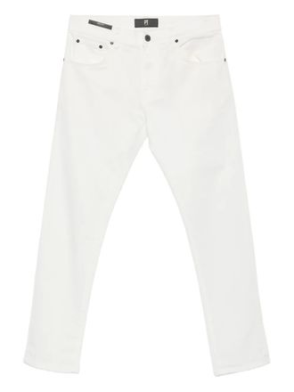 Pantaloni Torino cotton straight jeans - men - Elastane/Cotton - 33 - White