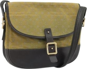 Louis Vuitton Pre-owned Canvas Cross Body Bag - Dames - Vintage Schoudertas - Groen - ONE Size - Vintage