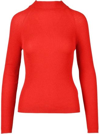 Mant&ugrave; Ribbed Knit Sweater in 100% Virgin Wool