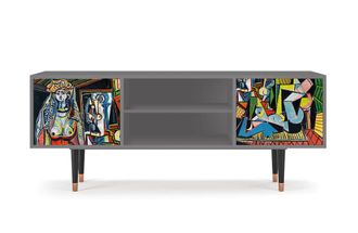 StoryZ Mueble de TV multicolores 2 puertas L 170 cm