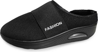 Generic 2026 Womens Summer Fashion Solid Color Fine Mesh Wrapped Toe Slippers Comfortable Non Slip Beach (Black, 3.5)