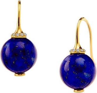 Syna Bead Earrings in Lapis Lazuli at Nordstrom, Size Small