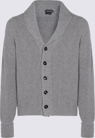 Tom Ford Grey Wool Knitwear