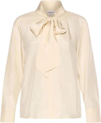 Marella Blouses - Dames - Blouses - Beige - XS - Overhemden