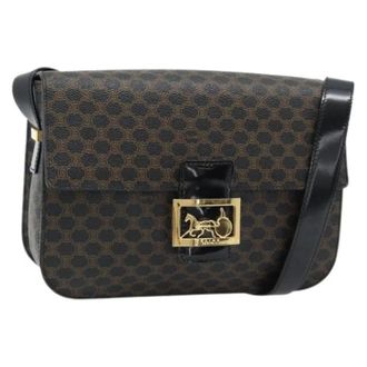 Celine Pre-owned Shoulder Bags, female, Black, Size: ONE SIZE Pre-owned Plastic Shoulder Bag