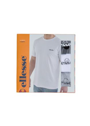 Ellesse T-Shirt ELLESSE AZZINI TEE (3 PACK), Herren, Gr. XXL, multi, Single Jersey, Obermaterial: 100% Baumwolle, Rundhals, Shirts T-Shirt