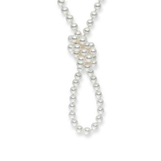 Lulu & Jane Womens luluandjane Female Shell pearl(s) Necklace - White - One Size