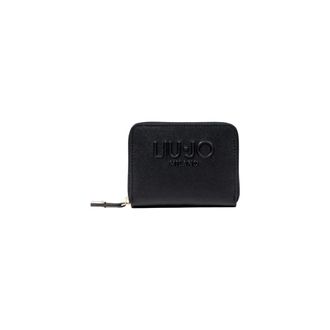 Liu Jo Wallets & Cardholders, female, Black, Size: ONE SIZE Stylish Zip-Around Wallet with Compartments