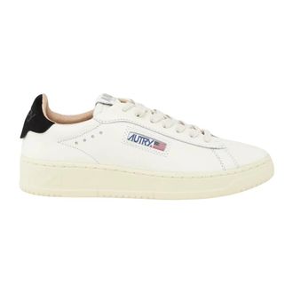 Autry Witte Leren Dallas Sneakers - Dames - Sneakers - Wit - 36 EU - Leer - Schoenen