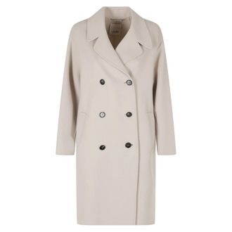 Max Mara Dames, Mantels, Bruin, Maat: 2XS
