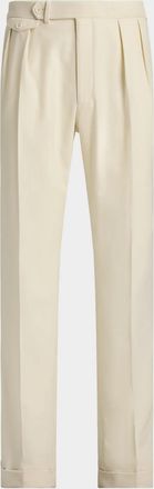 Ralph Lauren Purple Label Men & apos;s Gregory Hand-Tailored Wool Trousers