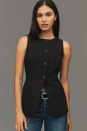 Aligne Leo Long Waistcoat Top