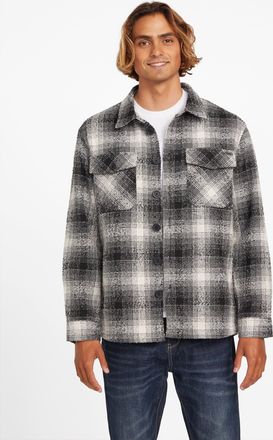 Guess Jay Plaid Boucle Pocket Shirt