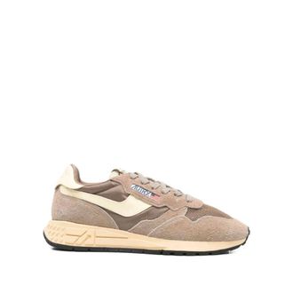 Autry Sneakers, male, Brown, Size: 13 US baskets Reelwind en daim &agrave; empi&egrave;cements