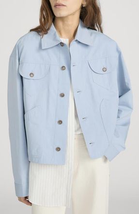 Frame Denim The Utility Jacket in Sky Blue at Nordstrom, Size X-Small