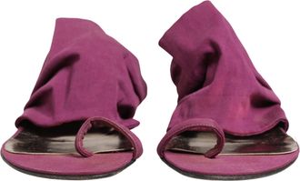 Dolce & Gabbana Violet Heels Sandals Womens Shoes (Pre-Owned)