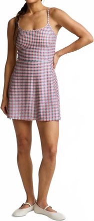 Beyond Yoga Forever Mini Dress In Sunwashed Gingham
