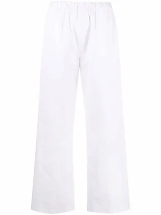 Aspesi Broek met wijde pijpen - Wit