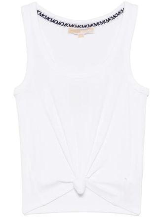 Michael Michael Kors knot-detail tank top - White