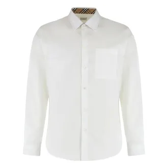 Burberry Hombre, Camisas, Blanco, Talla: S