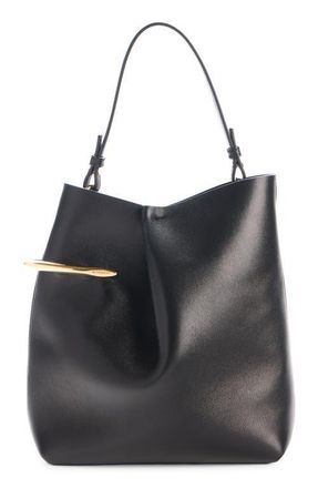 Givenchy Mini Pinch Me Leather Tote in 001-Black at Nordstrom