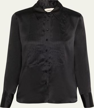 L'agence Divya Pintuck Tux Shirt