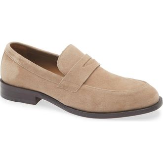 BOSS Limber Penny Loafer in Medium Beige at Nordstrom Rack, Size 11Us / 10Uk